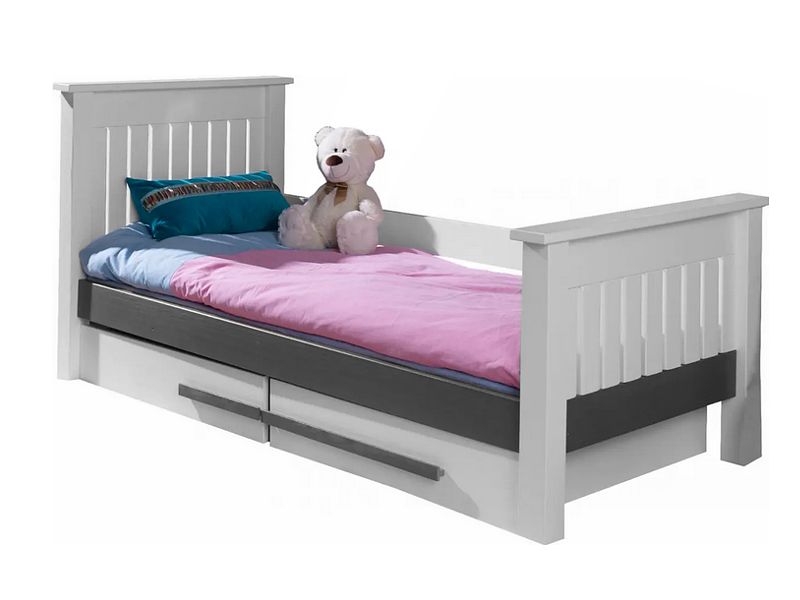 Meblobed Carmen youth bed (180x80cm) with drawers + foam mattress