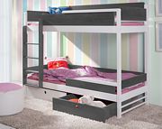 Meblobed Natu II Bunk bed with 2 mattresses (80x180cm) and drawers - Click Image to Close