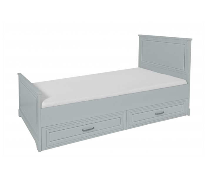 Novelies Melody youth bed 200x90 with drawer / colour grey