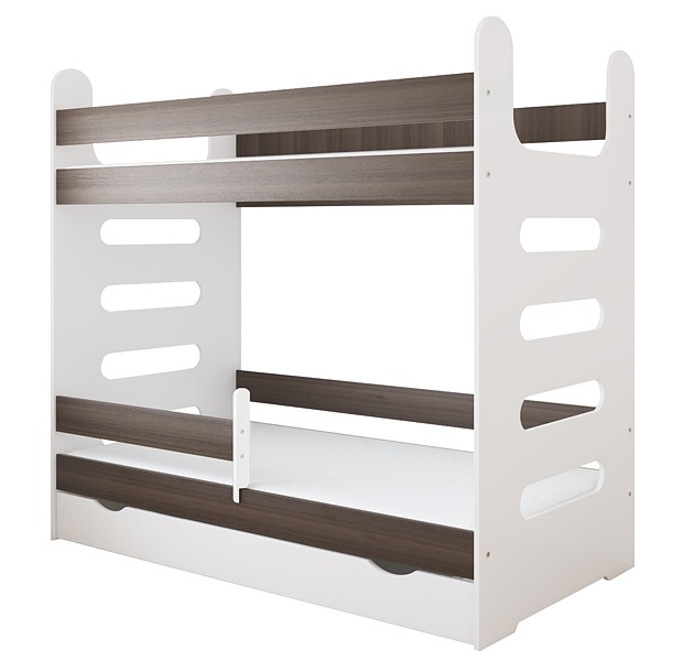 Pinewood Mati bunk bed with drawer 180x80 + 2 foam mattresses