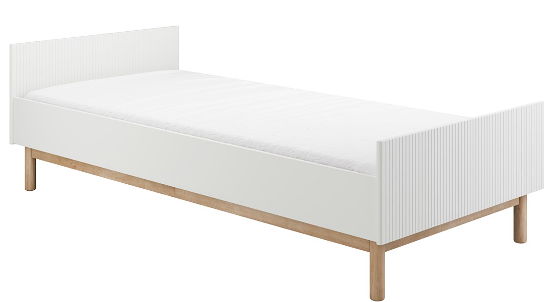 Pinio Miloo łóżko młodzieżowe 200x90 cm białe