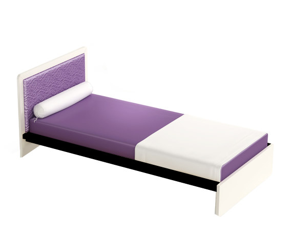 Timoore Frame Design Bed 200x90 cm fabric suedine