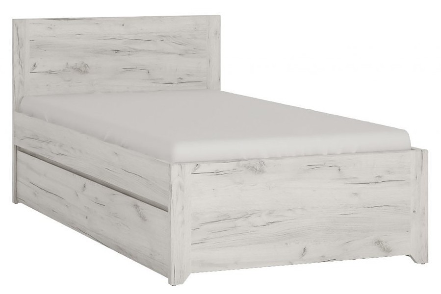 Meble Wójcik Angel łóżko ze stelażem 90 (206,1cm x 95,8cm x 80,5cm) TYP90 / MWSD01