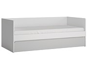 Meble Wójcik Flexi łóżko ze stelażem 90 (204,9cm x 95,4cm x 75,5cm) FLXZ01 / MWSD01 - Kliknij na obrazek aby go zamknąć