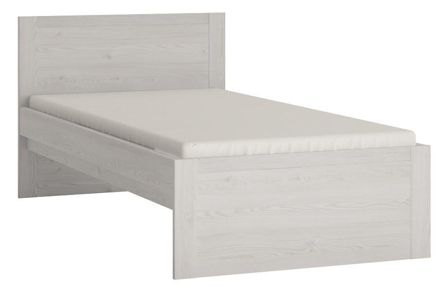 Meble Wójcik Lilo łóżko ze stelażem 90 (204,3cm x 96,4cm x 80cm) LLOZ01 / MWSD01