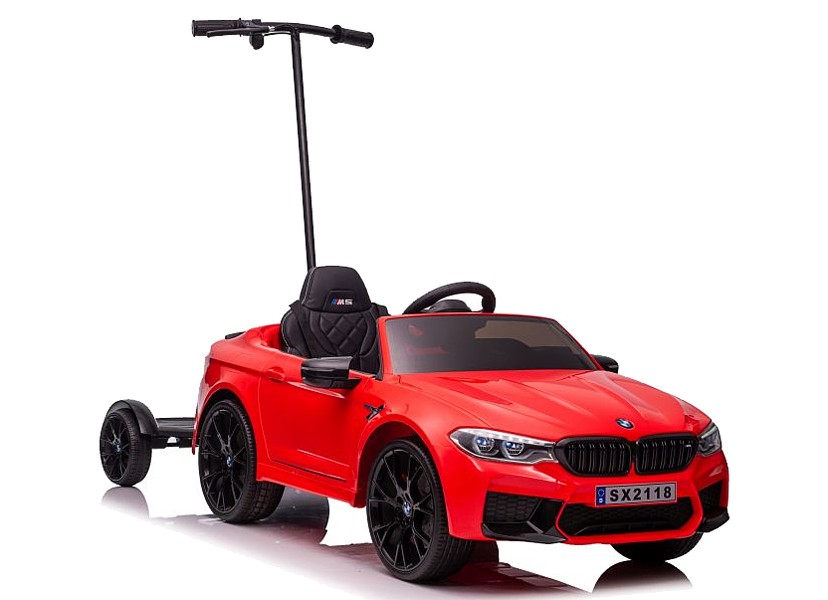 Lean Toys Auto na akumulator BMW M5 z platformą dla rodzica