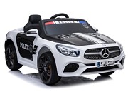 Lean Toys Auto Rechargeable Mercedes SL 500 Policja max. load 35kg - Click Image to Close