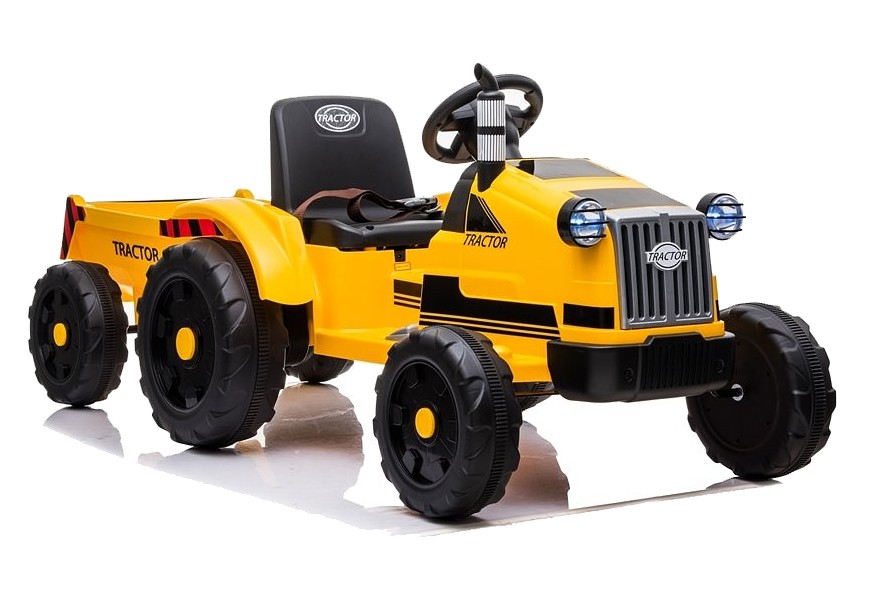 Lean Toys Tractor with trailer Rechargeable CH9959 max. load 35kg