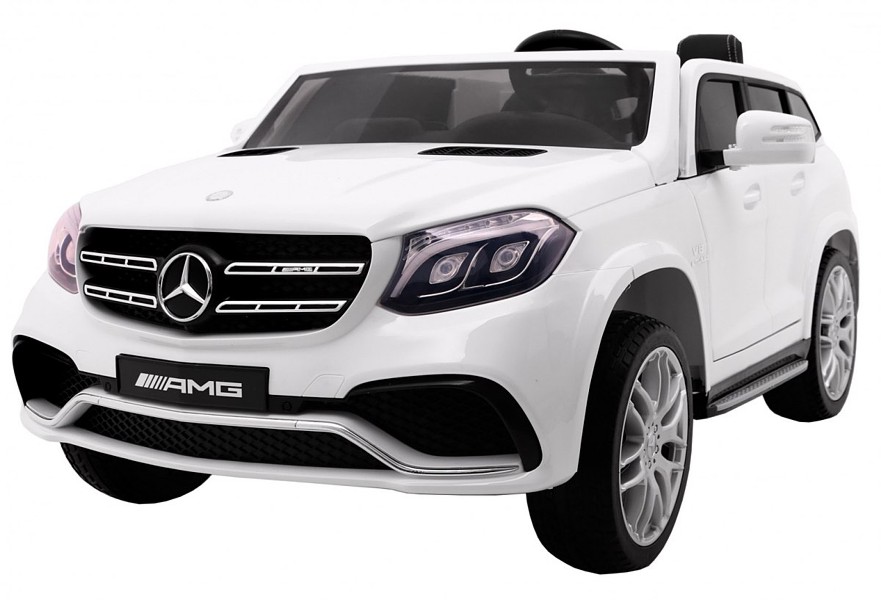 Ramiz Mercedes Benz GLS 63 AMG 2 persons 4WD Lacquered White (4 motors + 2 batteries + remote control) PA.HL228.EXL.BIA