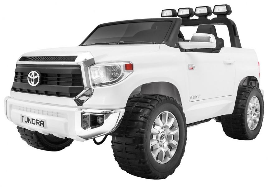 Ramiz Toyota Tundra XXL Weiß doppelt (2 Motoren + Batterie + Fernbedienung) /PA.JJ2255.BIA/