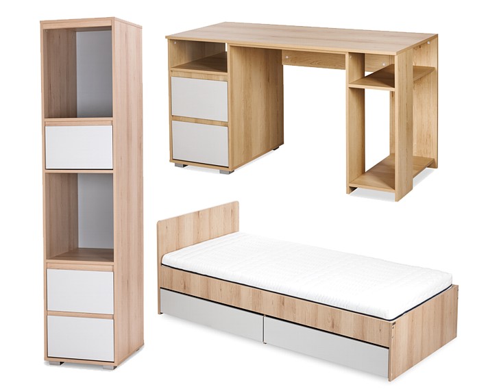 Klupś Dalia Buk-Popiel room Student room (bed 200x90 + bookcase + desk)