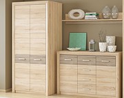 ML Meble Castel teen room (wardrobe 01 + chest of drawers 09 + chest of drawers 11 + shelf 16) - Click Image to Close