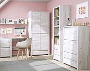 Meble Wójcik Angel room ( cabinet 33 + wardrobe 20 + bookcase 11 + desk 80 + large shelf 61 ) - Click Image to Close