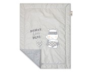 SALE! Amy blanket 100x70 Little Hero stripes-grey - Click Image to Close