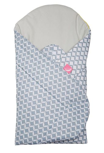 SALE! Motherhood blanket with coconut filling - Blue Classic