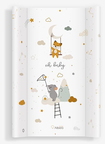 Albero Mio by Klupś Mouse 421 - 80x50cm hard infant changing table
