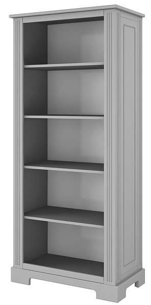 Bellamy Ines Bookcase / colour grey