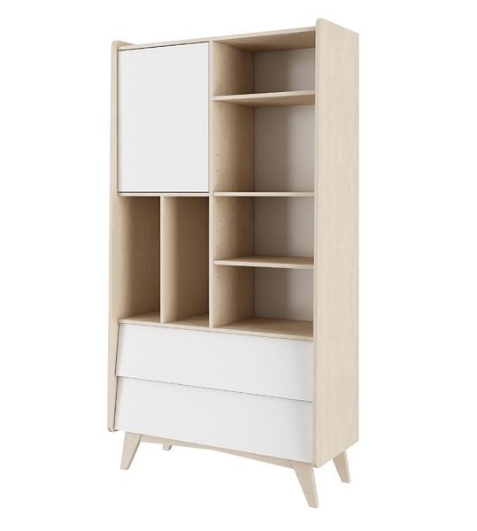 Bellamy So Sixty bookcase with drawer