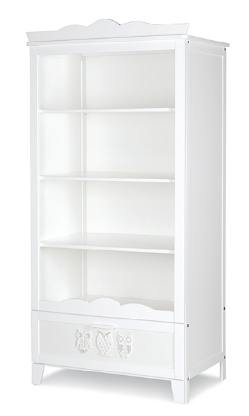 Klupś Marsell bookshelf with drawer solid wood