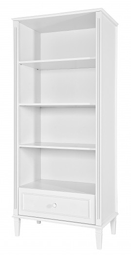 Novelies Bianka bookcase with drawer / colour white