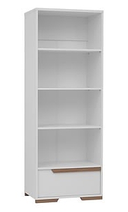 Pinio Snap bookcase with drawer white