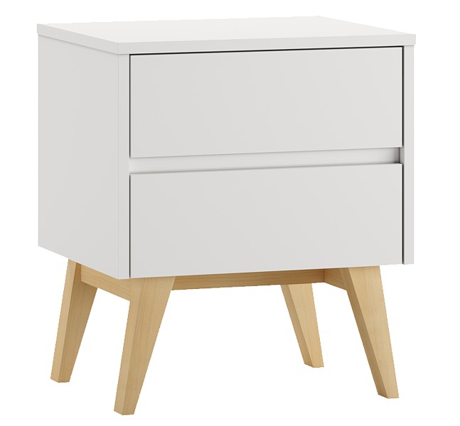 Pinio Swing bedside table white