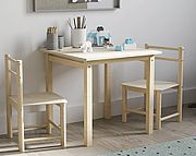 ATB ekologiczny stolik z dwoma krzesełkami z drewna brzozowego