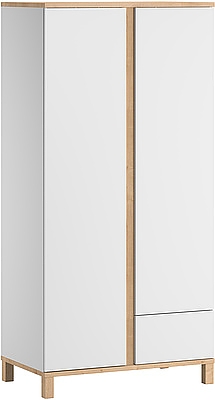 Baby Vox Altitude 2-door wardrobe / colour white solid wood