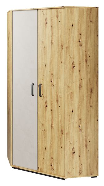 Lenart Qubic 2 door corner wardrobe QB-01