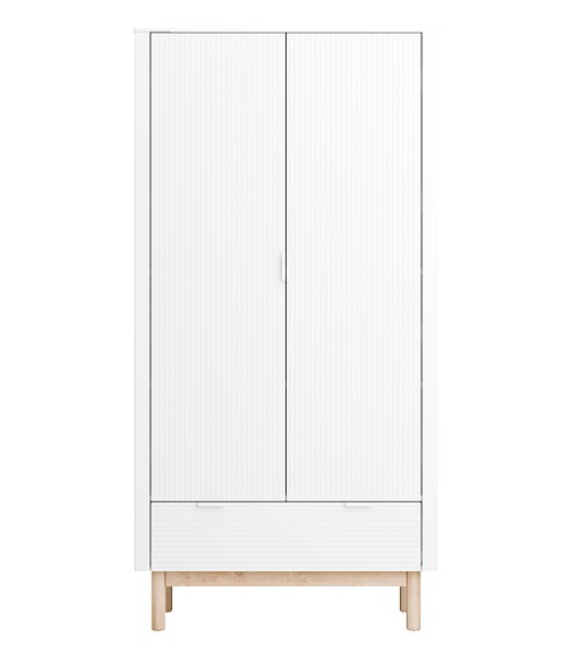Pinio Miloo 2-door wardrobe white