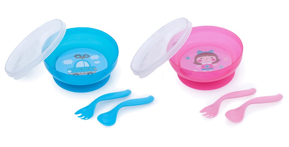 Canpol Bowl with Cutlery and Lid 350ml TOYS 21/300
