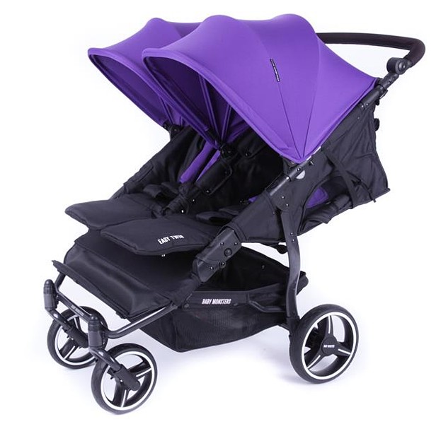 Baby Monsters Easy Twin 3.0S (pushchair + Color Pack) frame Black 2022/2023 FREE DELIVERY