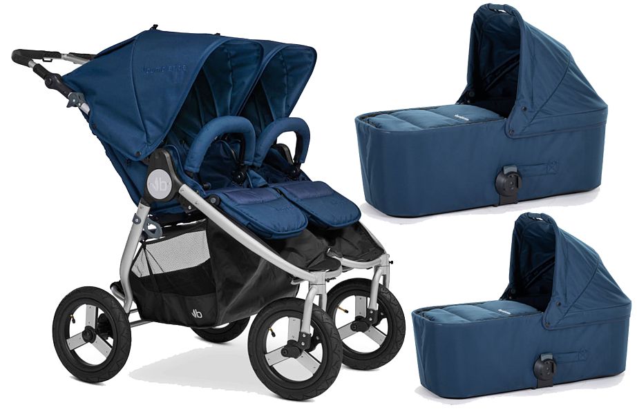 Bumbleride Indie Twin 2in1 (pushchair + 2x carrycot) Maritime Blue 2022/2023 FREE SHIPPING