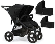 Bumbleride Indie Twin 2in1 (pushchair + 2x carrycot) 2022/2023 Matte Black FREE SHIPPING - Click Image to Close
