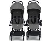 Bumprider Connect 3 Pocket stroller for twins (2x pushchair) white frame 2023/2024 FREE DELIVERY - Click Image to Close