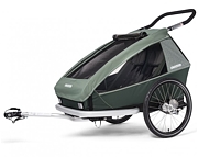 Croozer Vaaya 2 for a walk/bike (pushchair + trailer for 2 children) Jungle Green 2022/2023 FREE SHIPPING - Click Image to Close