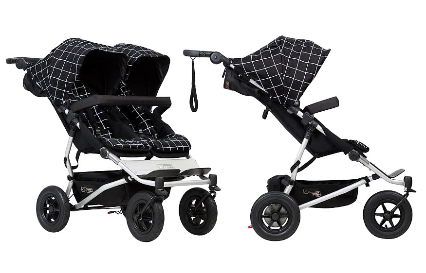 Mountain Buggy Duet 3 twin pushchair (frame + 2x pushchair seats) 2022/2023 FREE DELIVERY