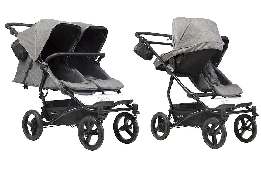 Mountain Buggy Duet 3 Luxury Collection twin pushchair (frame + 2x pushchair seats + bag) 2022/2023 FREE DELIVERY