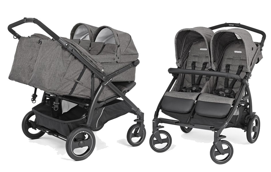 Peg-Perego Book For Two (pushchair + 2x Porte Enfant soft carrycot) 2023/2024 FREE SHIPPING