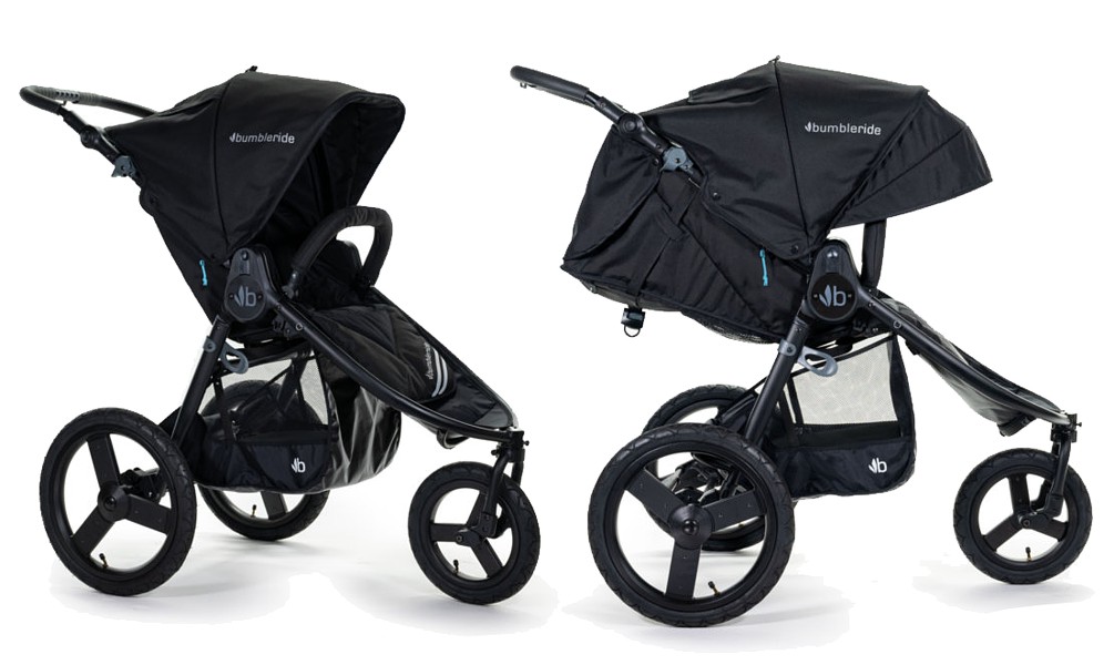 SPECIAL Bumbleride Speed stroller color matte black + rain cover FREE DELIVERY