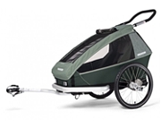 Croozer Vaaya 1 for a walk/bike (pushchair + trailer for 1 child) Jungle Green FREE SHIPPING VALID TILL STOCK LAST - Click Image to Close