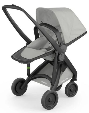 SALE! Eco-stroller Greentom Reversible V2.1 (pushchair) Grey / frame Black 24H