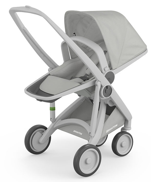 Eco-stroller Greentom Reversible V2.1 (pushchair) grey/ frame grey 2022 FREE DELIVERY