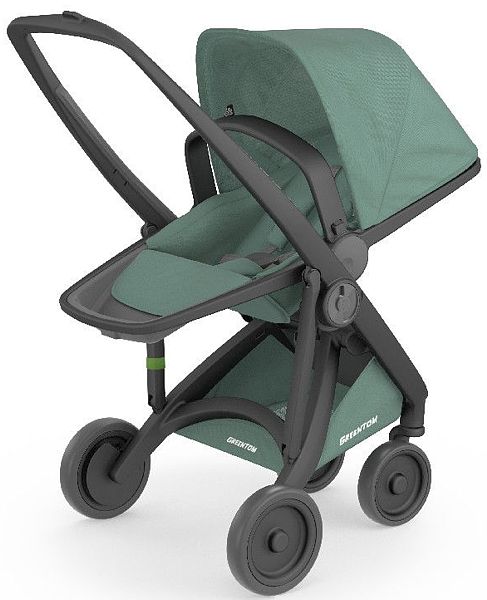 Eco-stroller Greentom Reversible V2.1 (pushchair) frame black FREE DELIVERY