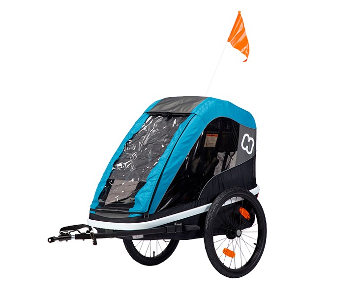 Hamax Avenida ein Kinderwagen/Fahrrad Anhänger Farbe blau 2022 FREI VERSAND