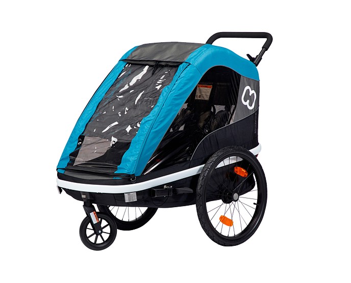 Hamax Avenida Twin Stroller /Bicycle trailer colour blue 2022 FREE DELIVERY