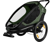 Hamax Outback One wózek /przyczepka rowerowa kolor zielono-czarny 2022 KURIER GRATIS - Kliknij na obrazek aby go zamknąć
