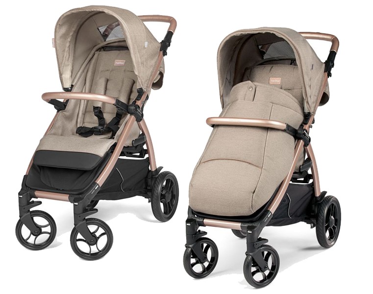 Peg-Perego Booklet 50 (pushchair+ bar + footmuff) 2022/2023 FREE DELIVERY