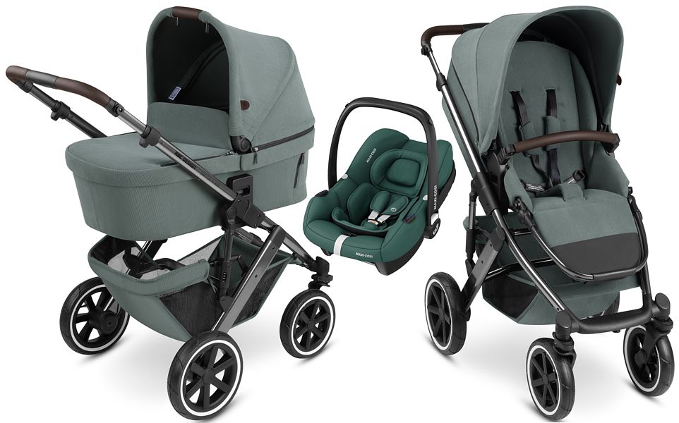 ABC Design Salsa 4 Air 3in1 (pushchair + carrycot + Maxi-Cosi Cabrio I-Size car seat) 2023/2024 FREE SHIPPING