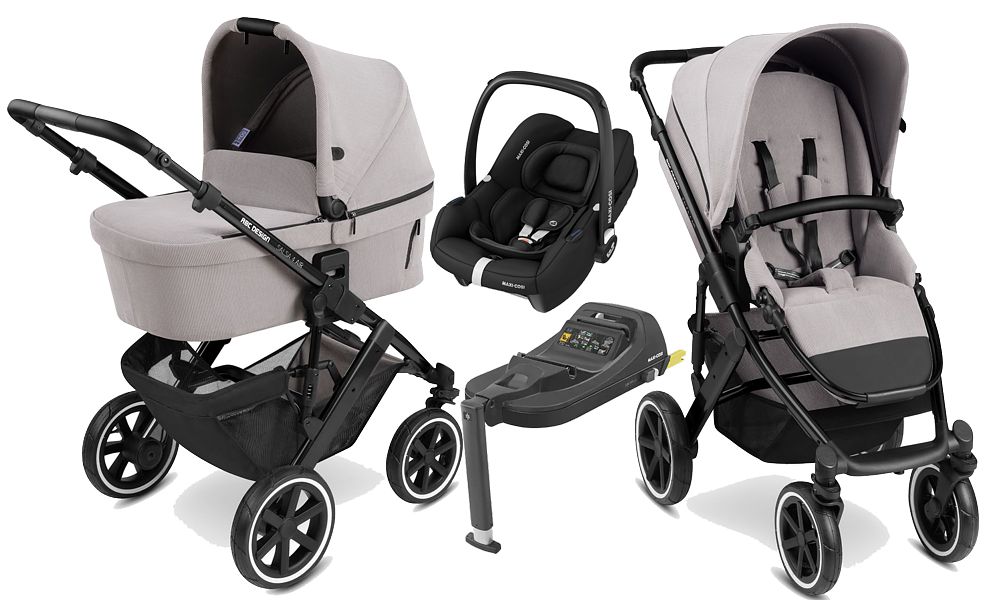 ABC Design Salsa 4 Air 4in1 (pushchair + carrycot + Maxi-Cosi Cabrio I-Size car seat + base) 2023/2024 FREE SHIPPING